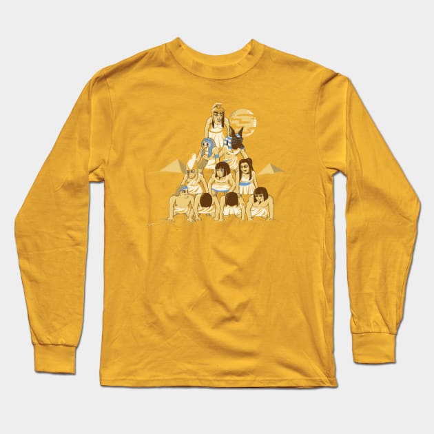 Pyramid Long Sleeve T-Shirt by ohmybatman